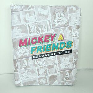 Disney Mickey and Friends Trading Card Binder Card Fun Mickey In Real Life NEW